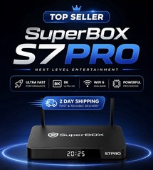 NEW 2026 SUPERBOX S7 PRO – No Fees – Authorized Distributor – Same Day Shipping