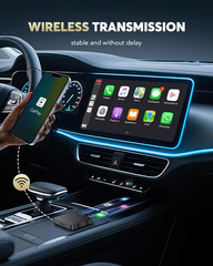 2-In-1 Wireless Carplay Adapter for Streaming Netflix/Youtube/Tiktok/Tf Card, 20