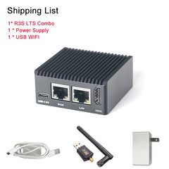 NanoPi R3S Router Dual-Gbps Ethernet Ports Rockchip RK3566 SoC 2GB LPDDR4X Devel