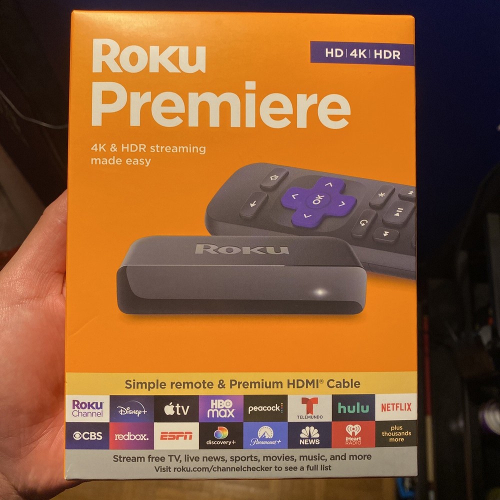 Roku Premiere 4K Digital Media Streamer – Black