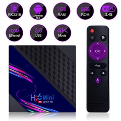 Mini 8Gb/16Gb Smart Tv Box 4K 2.4G Wifi 3D Media Player Android Tv Box 10.0/11.0