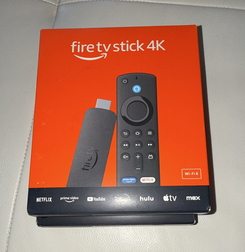 Amazon Fire TV Stick 4K Wi‑Fi 6 Streaming Dongle 2160p HDMI Black