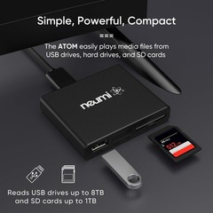 1080P Full HD Digital Media Player for USB Drives & SD Cards, HDMI, Auto Playbac