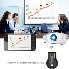 Receptor De Pantalla Wifi Compatible Con Android IOS Dongle Del Casa Y Coche FHD