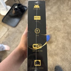 Tv Streaming Black Media Box WATCH ANY TV SERVICE/SPORTS Loaded On Box