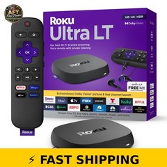 Roku Ultra LT 4K Streaming Device with Voice Remote