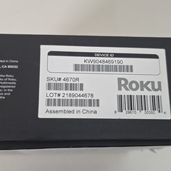 Roku Ultra 4670R HD 4K HDR Streaming Box, Remote, Lost Finder, Black