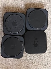 LOT OF 4 A2169 APPLE TV 4K MEDIA PLAYER STREAMER NO POWER AS IS PARTS REPAIR