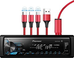 Pioneer MVH-X390BT Digital Media Receiver Bluetooth USB Car Radio + Zonoz 3-i…