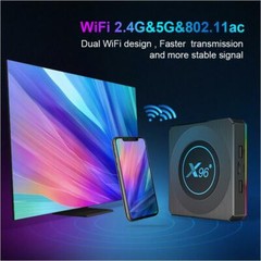 X96 X4 S905X4 Android 11.0 Smart TV Box 4G 32G/64G TV Box WiFi HDR Media player