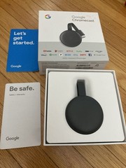 Google Chromecast 3rd Generation Charcoal Open Box