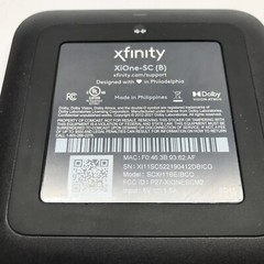 Xfinity XiOne-SC B Stream Box SCXI11BEI HD Streaming W/ AC Adapter No Remote ￼