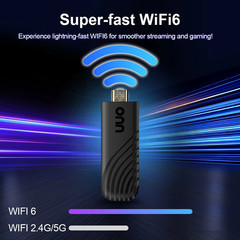 Android 13 TV Stick 8GB RAM 128GB ROM 4K WiFi 6 BT5 Voice Control HDMI