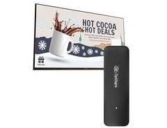 4K UHD Digital Signage Player Stick – Android Quad Core, HDMI, WiFi/Ethernet, Re