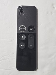 Apple TV Media Streamer – Black (Model A1842) with remote (Model A1962)