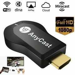 Receptor De Pantalla Wifi Compatible Con Android IOS Dongle Del Casa Y Coche FHD