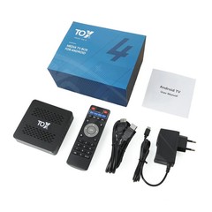 TOX4 Smart TV box RK3528 Android 13 4GB 32GB BT5.0 AV1 1000M LAN 2.4G 5.8G Dual