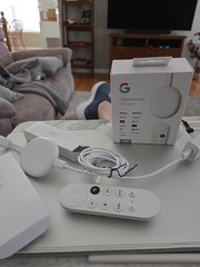 Google Chromecast with Google TV Media Streamer HD Snow GA03131-US