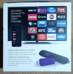 Boxed Purple Roku Streaming Stick (2nd Generation) 3500R HDMI