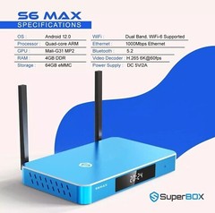 2025 SuperBox S6 S6Max MediaPlayer SmartBox TVBox No monthly fees