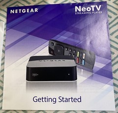 Netgear NTV300-100NAS NeoTV Digital HD Media Streamer Pre-owned (boxR)