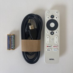 ONN Google TV 4K HD Streaming Box Voice Control Google Assistant