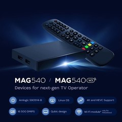 2023 INFOMIR MAG 540w3 DUAL WiFi 5G 4K upgraded Mag524w3 Mag522w3 LINUX BOX