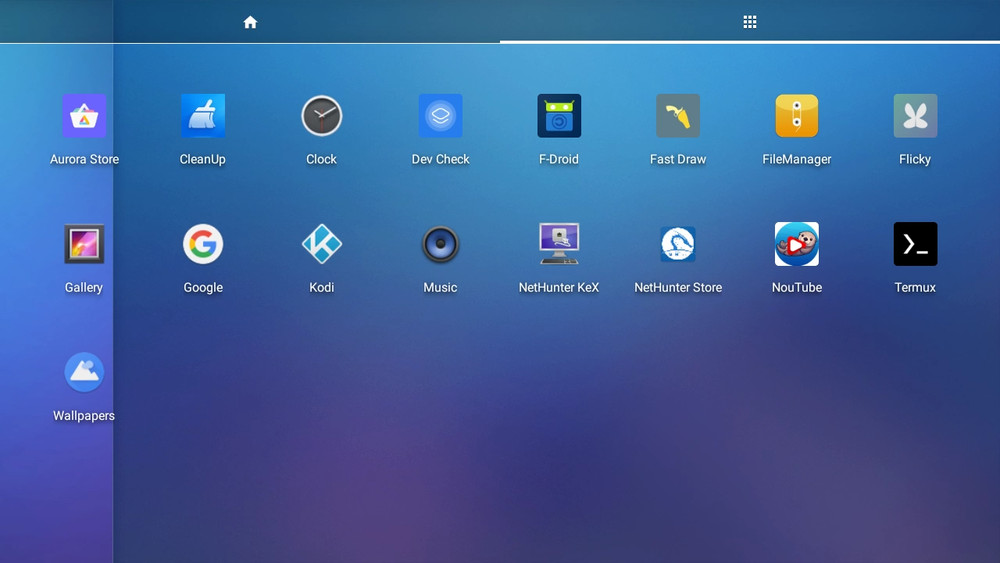 Android TV Kali Nethunter Debloated, degoogled custom box