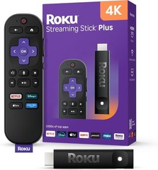 Streaming Stick Plus – 4K & HDR Streaming Device with Voice Remote – Free TV