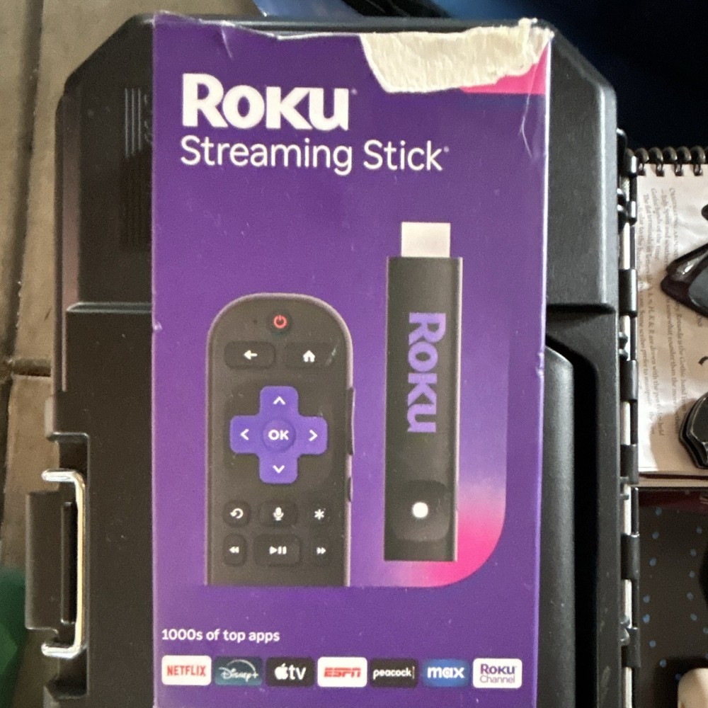 Roku Streaming Stick HDMI Dongle Media Streamer, Black w/ Remote