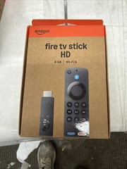 Amazon Fire Tv Stick HD 8GB Wi-Fi 6 Black With Remote & Ask Alexa