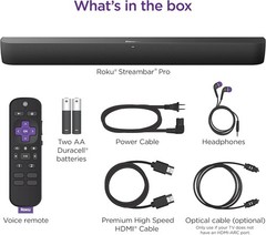 Roku Streambar Pro Stereo Soundbar Grey