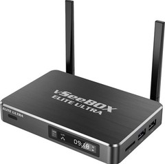 2026 vSeeBox Elite Ultra 8 Smart Media Box, 21+ apps, 4 Way Viewing, User DVR.