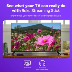 Streaming Stick HD 2025 — HD Streaming Device for TV with Voice Remote, Free &