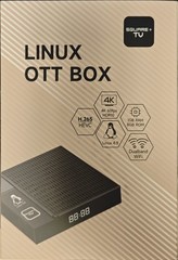 SQUARE+ LINUX OS TV Set-Top Box – 4K HDR Streaming smart 2.4/5G Duo Band WiFi