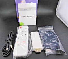 NIB – H96MAX AndroidTV 4K Video TV Stick – Google Voice Assistant