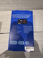 Onn Google TV Full HD Streaming Stick Device 2K VOICE REMOTE Power Adaptor NEW