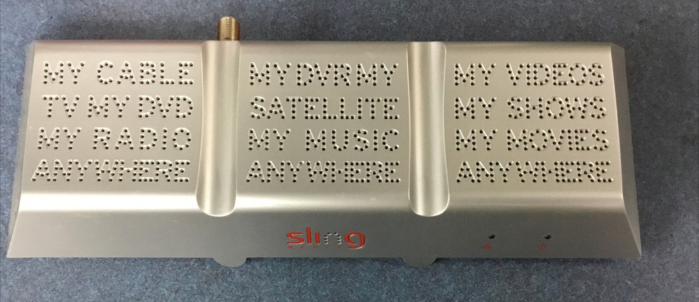 Slingbox – Sling Media Streamer Model SB100-100 -Cables Not Included-Sold AS-IS