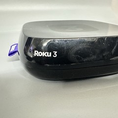 Roku 3 Streaming Device 4200X with Remote and Power Supply