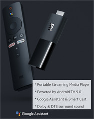 Android TV 9.0 Quad Core 1080P HD Audio Decoding Chromecast TV Stick 1GB + 8GB