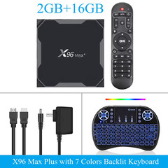 X96 Max Plus Smart TV Box 1000M Android 9.0 Amlogic S905x3 8K Media Player 4GB R