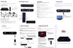JaBox Player Mini Smart Player TV Box LAN HDMI Wi-Fi USB SD BT-Remote-Keyboard