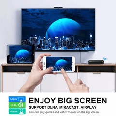 X96Q For Android10 4K SMART TV Media Player Quad-Core WIFI 2GB+16GB 2025
