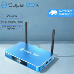2 DAYS SHIPPING SuperBox S6 Max Premium Edition Bundle Deal | 2025 Model USA