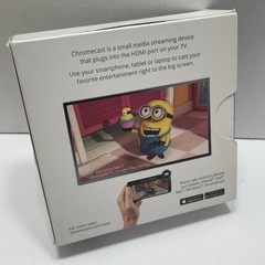Google Chromecast Streaming Device 1st Generation W/Accessories In Original Box