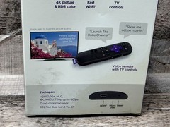 Roku Express 4K+ 3941R2 Streaming Player HDR Voice Remote HDMI Wi-Fi Black