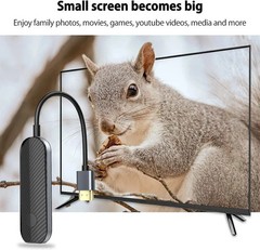 iShare iOS Wireless HDMI Display Adapter for iPhone, Streaming Mirroring Devi…