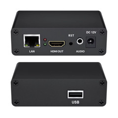 Hot-Sale FHD IP to HDMI Video Decoder Stream H.265 H.264 RTSP SRT RTSP RTMP UDP