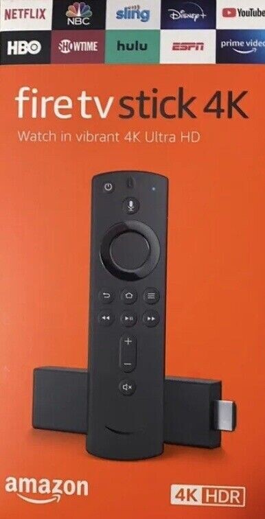 Amazon Fire TV Stick 4K Streaming Device with Alexa Voice Remote – Black