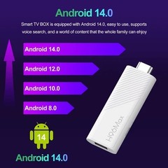 H96 MaxH313 Android 10 TV Stick 4K UHD Smart Media Player WiFi 6 BT5.0 Voice NEW